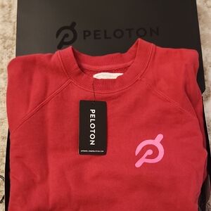 NWT Peloton Spiritual Gangster Cherry Crewneck with Logo- Small